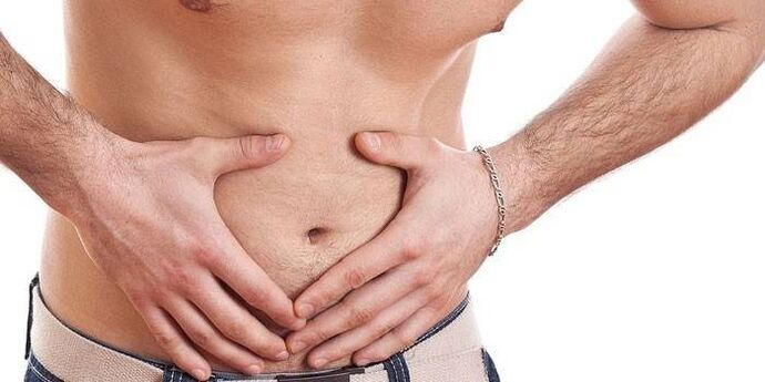 Bauchschmerzen bei chronischer Prostatitis