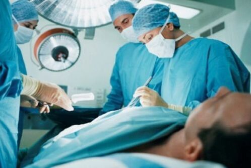 Operation bei Prostatitis