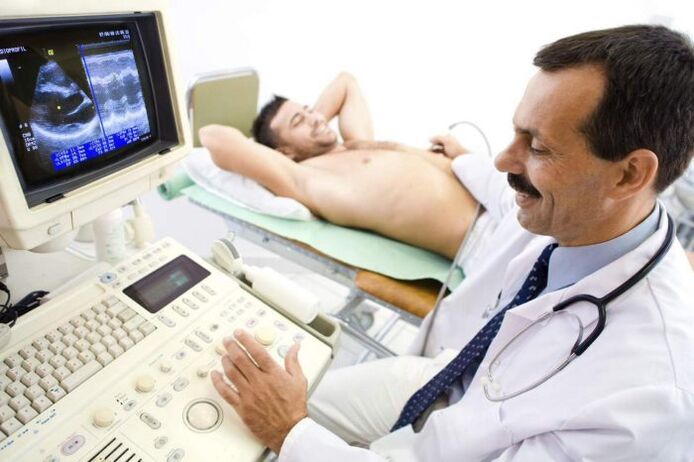 Ultraschalldiagnose von Prostatitis